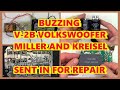 MILLER AND KREISEL V-2B VOLKSWOOFER CONSTANT BUZZ PERFECT REPAIR DEOXIT D5 CAPACITORS STK-086