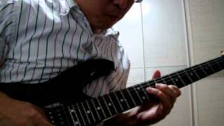 TOTO rosanna guitar solo cover - unplugged raw sound