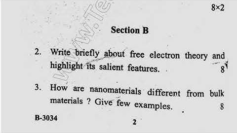 2016 MSc Physics 4th Sem Material Science Question Paper
