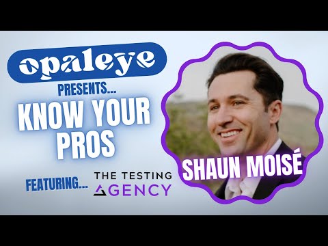 Know Your Pros: Shaun Moisé of The Testing Agency