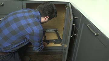 Storage with Style Blind Corner Organizer by Hardware Resources | Kitchensource.com