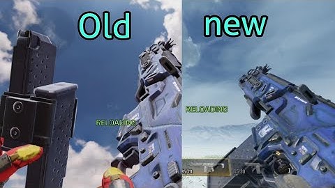 Season 5 New reload animations update Old vs New in COD Mobile | Call of Duty Mobile