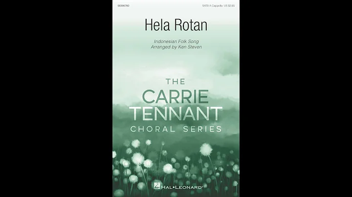 Hela Rotan (SATB Choir, a cappella) - Arranged by ...