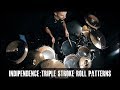 JamesPayneDrums.com - Triple Bass Drum Patterns Indipendence drum lesson preview