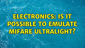 Electronics: Is it possible to emulate Mifare Ultralight?