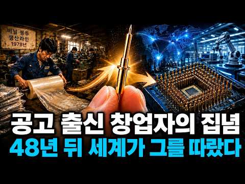 비닐봉투 팔던 공고 출신 청년, 48년 뒤 세계 반도체가 찾는 회사를 만들었다 | 리노공업 thumbnail