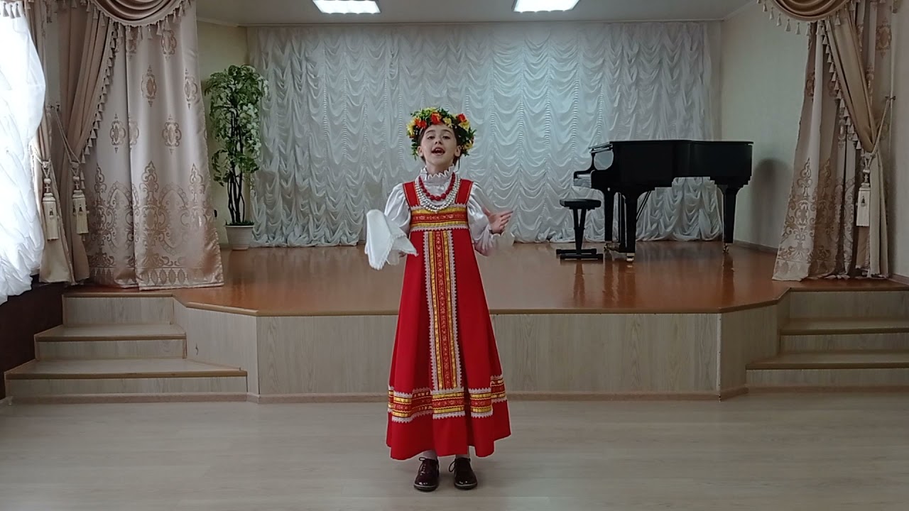 Позоян Ульяна, весенняя закличка "Жавороночки прилетите" - YouTube