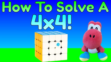 How To Solve A 4x4 Rubik’s Cube! (Yau Method Tutorial)