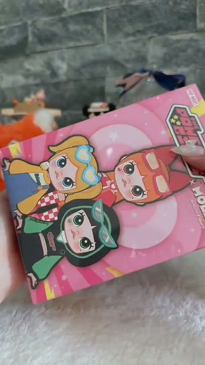 Asmr | Unboxing Powerpuff Molly Blind Box 👀💚 #shorts