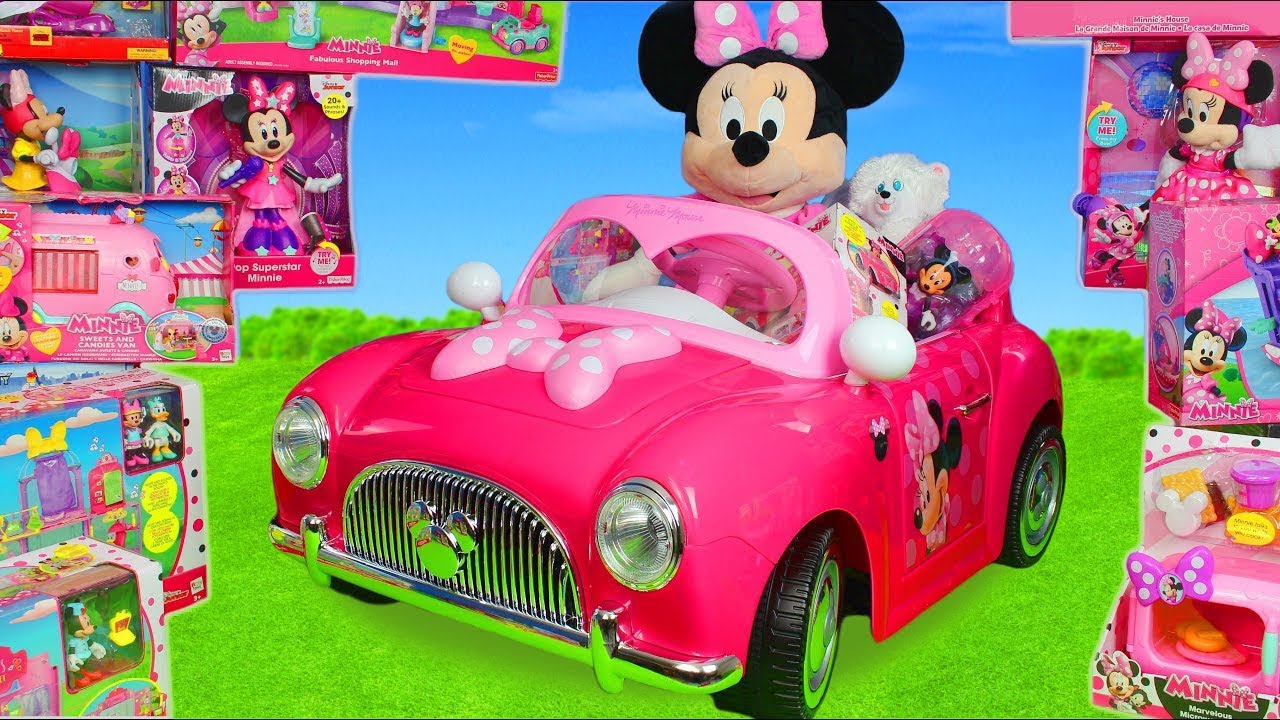 ⁣سيارة ميني ماوس القديمة للأطفال