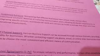 Verizon business support
