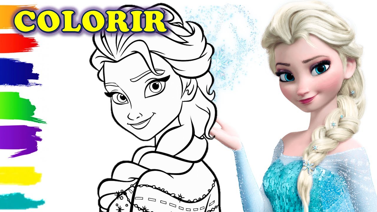 Desenhos das Princesas Disney para colorir - Bora Colorir