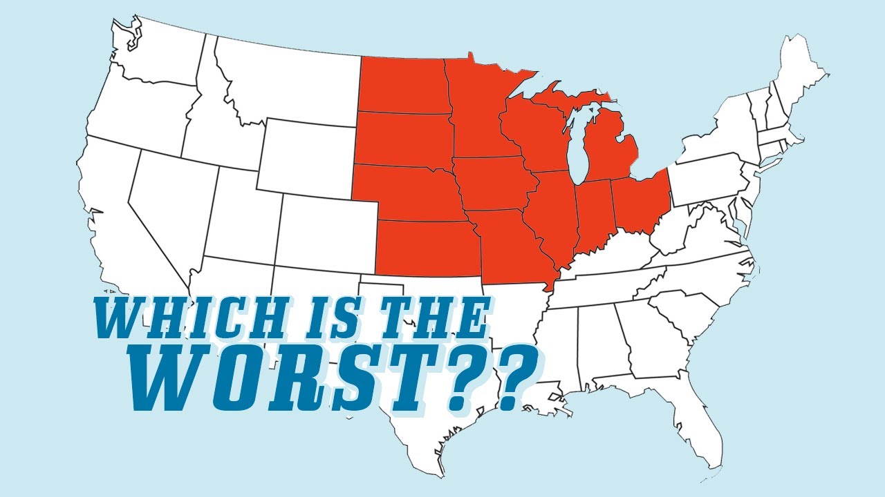 Midwest States Ranked From Worst To Best