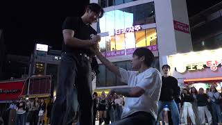 240514 kpop cover dance team ONE OF - Gentleman (PSY) Sinchon busking