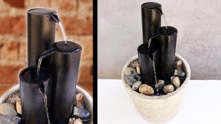 How to Make Water Fountain with PVC Pipe and Papercrete