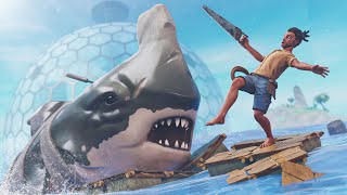 The World Has Flooded and There Are Sharks Everywhere! - Raft [Full Playthrough]