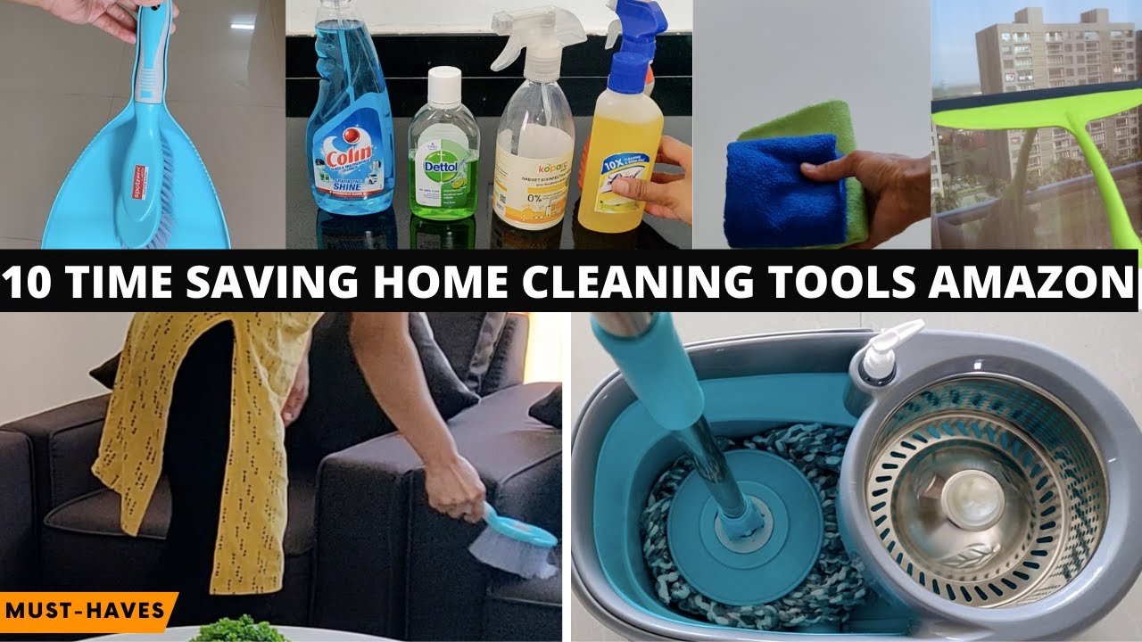 Top 10 Time Saving Home Cleaning Products for household chores | MUST HAVE Cleaning Tools!