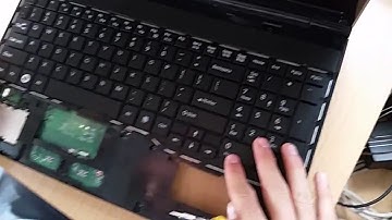 How to change keyboard of Fujitsu Lifebook  AH532 keybord replacment