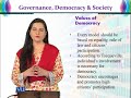 PAD603 Governance, Democracy and Society Lecture No 94