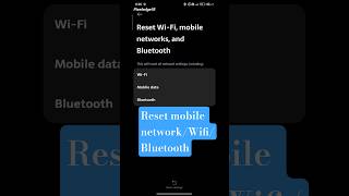 "How to Reset Wi-Fi, Mobile Data & Bluetooth on Xiaomi Devices | Fix Slow Internet & App Issues"
