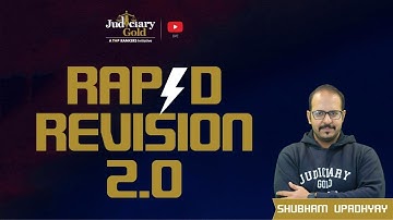 Rapid Revision 2.0 by Judiciary Gold | Judicial Exam Preparation