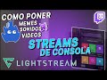 Como usar Triggerfyre en streams de consola con Lightstream | Aletz84