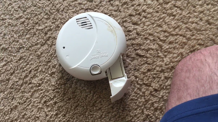 How to replace battery in first alert smoke detector sa710