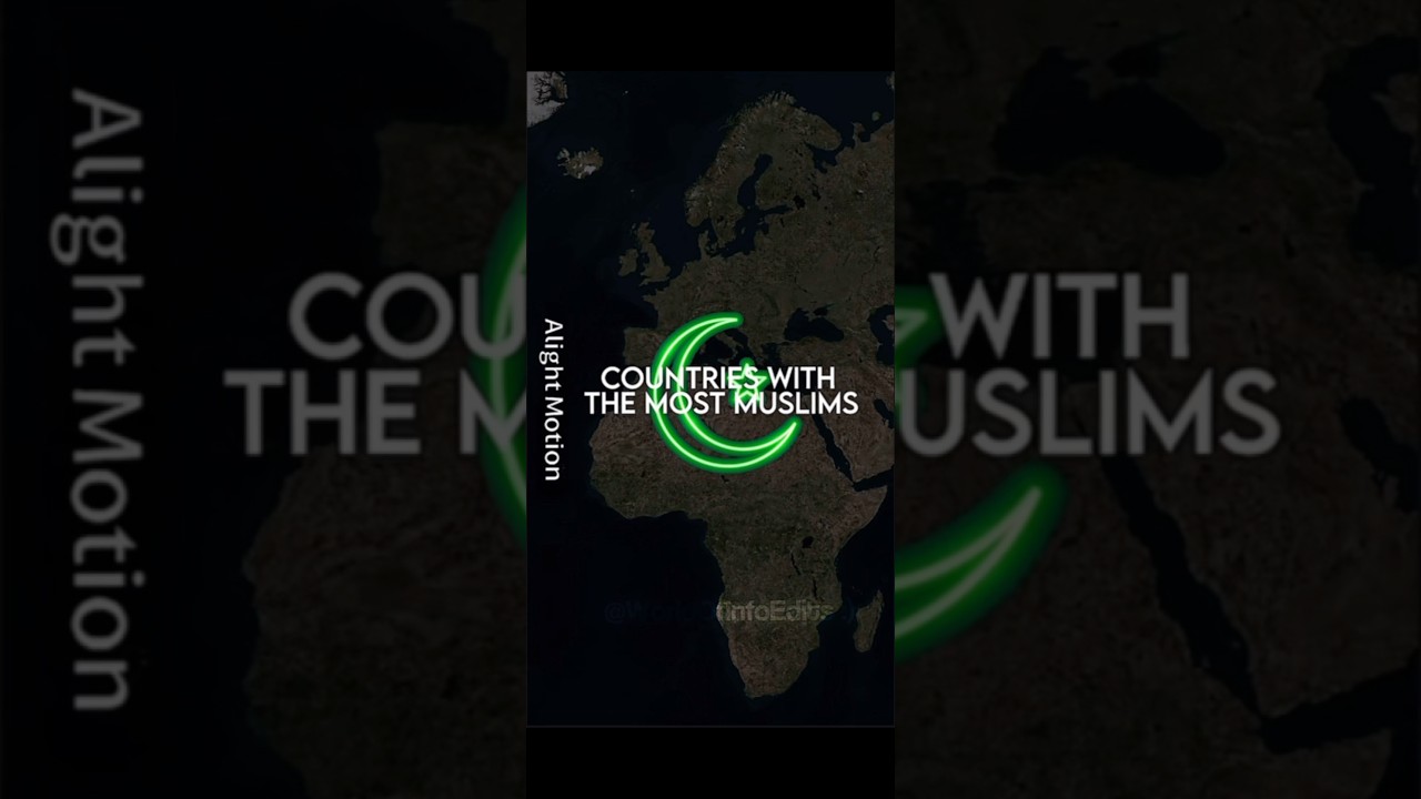 (Eid Special) Countries With The Most Muslims  ☪️ | 