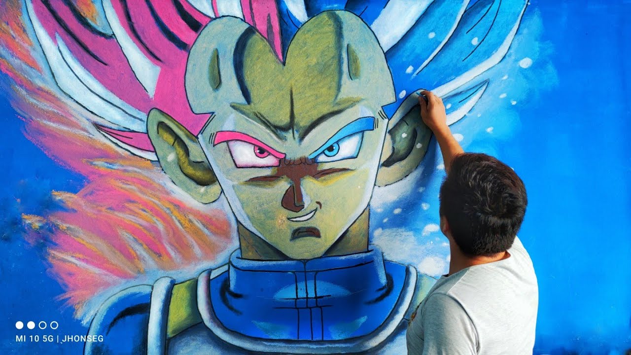 Vegeta, Desenho por Benjamin Lavoyer