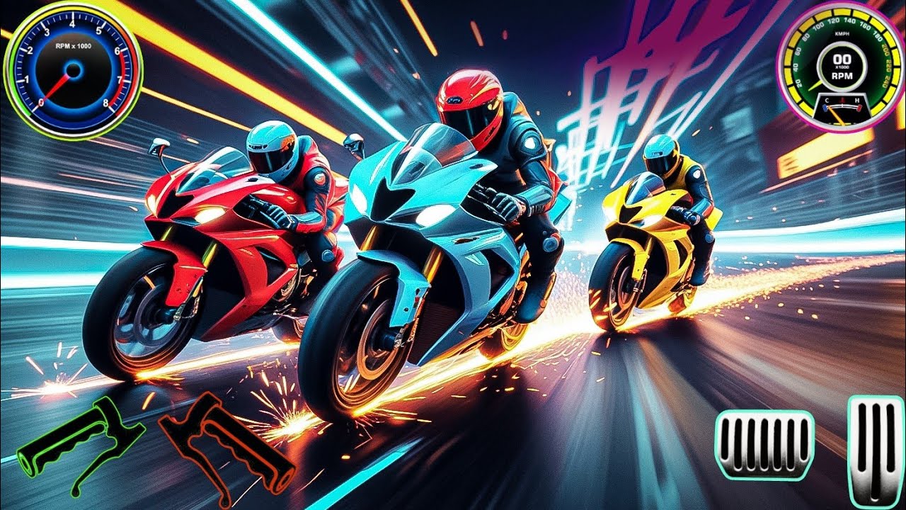 Real Bike Racing Game - Bike Stunt Racing 3D Game - Motobike Racing Gameplay 