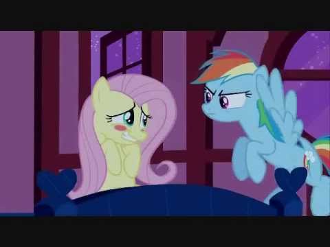 My Little Pony - Fluttershy blushes - YouTube