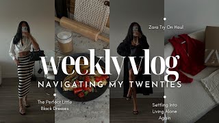 VLOG: New in Zara, Meshki + More | Try On Haul | Settling into Living Alone Again | What I&#39;m Wearing