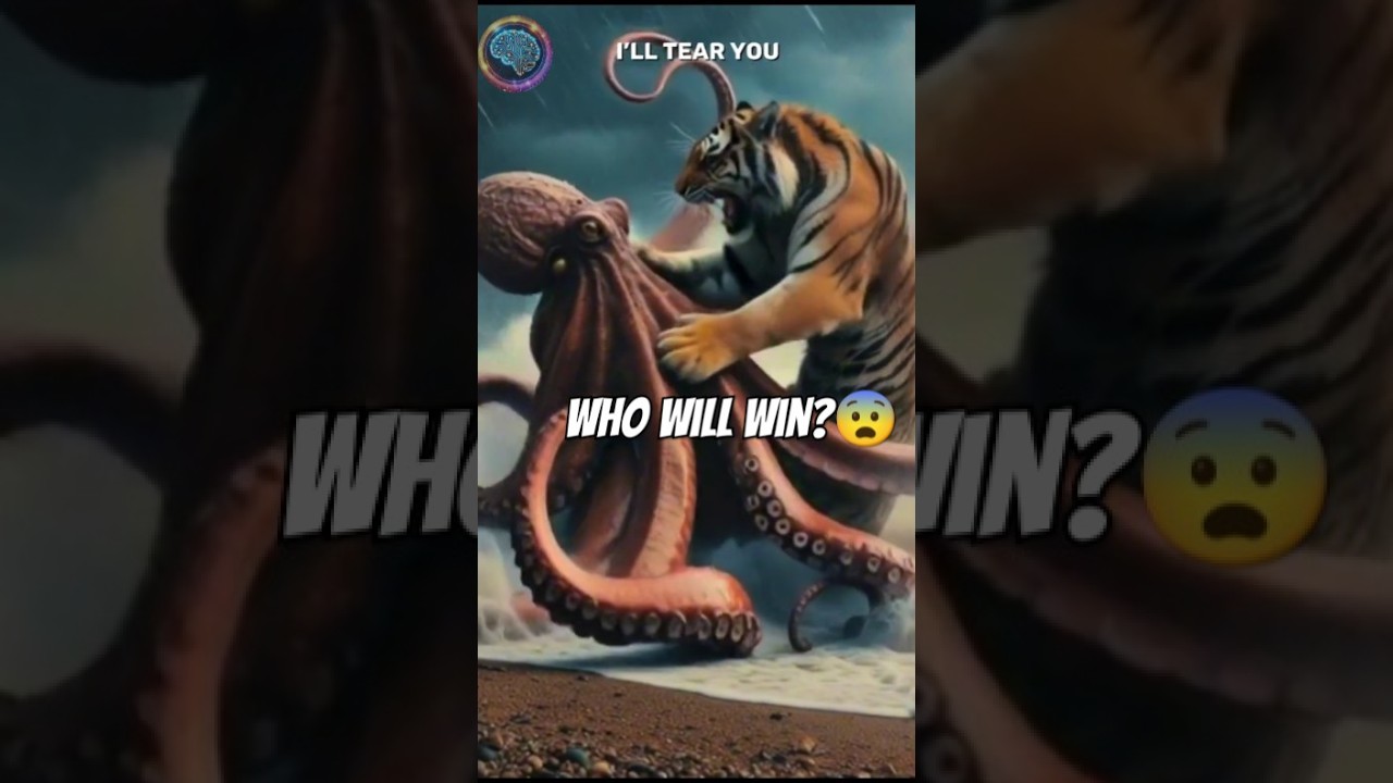 Tiger Vs Octopus🐙🐅.. Who Will Win!?😨