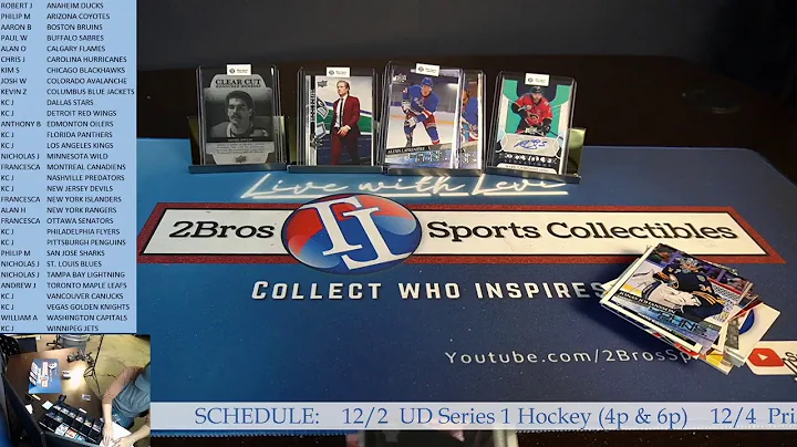 2020-21 UD Series 1 12 Box Hobby Case Break 12/2 6pm CST