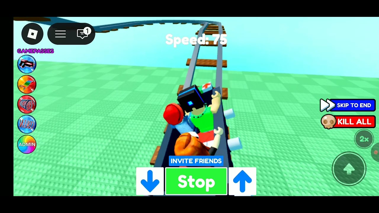  Roblox gameplay- Cart ride