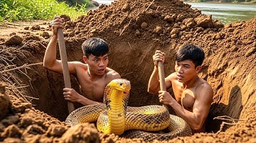 cuộc gọi khẩn cấp cho các chuyên gia bắt rắn hổ mang |não nông nín thở khi từng tấm bê tông bung ra