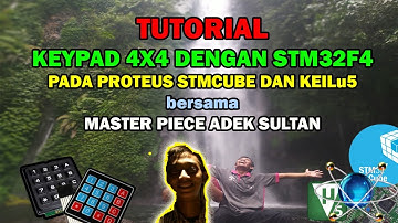 [CILUKBA #15] TUTORIAL KEYPAD 4X4 IN PROTEUS, STMCUBEMX, AND KEILu5 WITH MCU STM32F4DISCOVERY