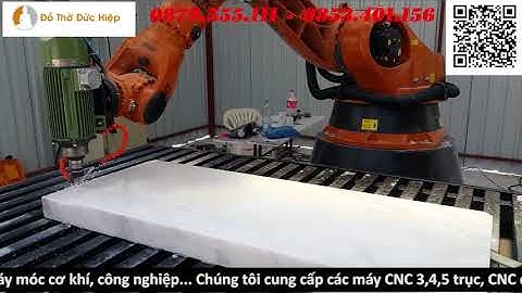 Cánh tay ROBOT KUKA điêu khắc đá