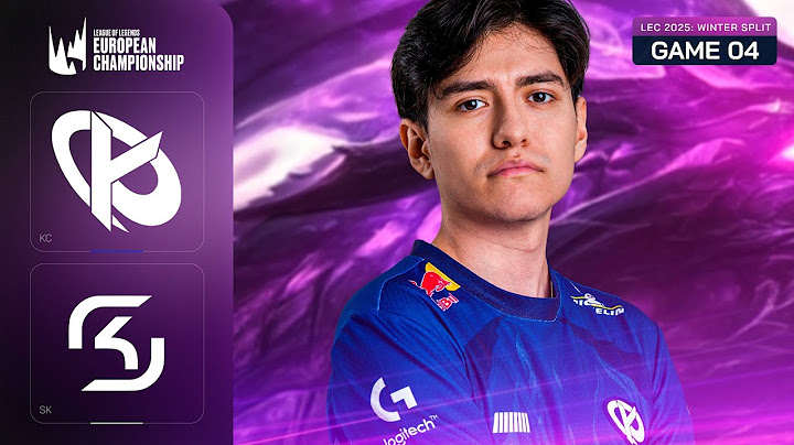 Karmine Corp vs SK (LEC WINTER 2025 w2d1)
