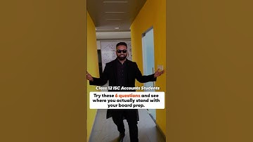 CLASS 12 ISC STUDENTS — Check your Board Prep ❤️ Solve these questions 📝 #shubhamsambhallega