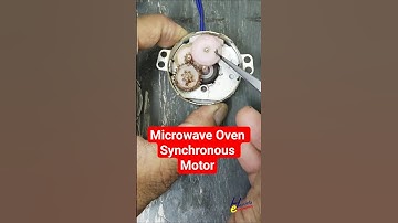 Microwave Oven Turntable Plate Synchronous Motor Teardown | How It Works Inside #shorts