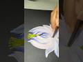Satisfying one stroke flower painting 🌺🌼 #floralpainting #art #painting #shorts #satisfying