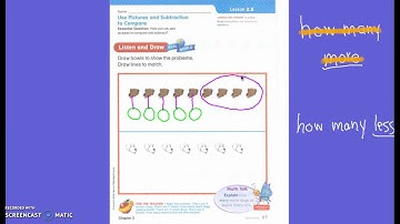 First Grade Math Lesson 2.5 Use Subtraction to Compare