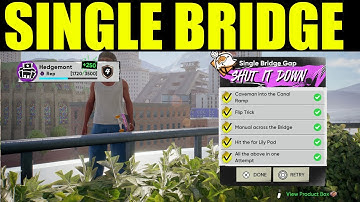skate 4 - single bridge gap all goals guide | Manual across the Bridge | All the above in one