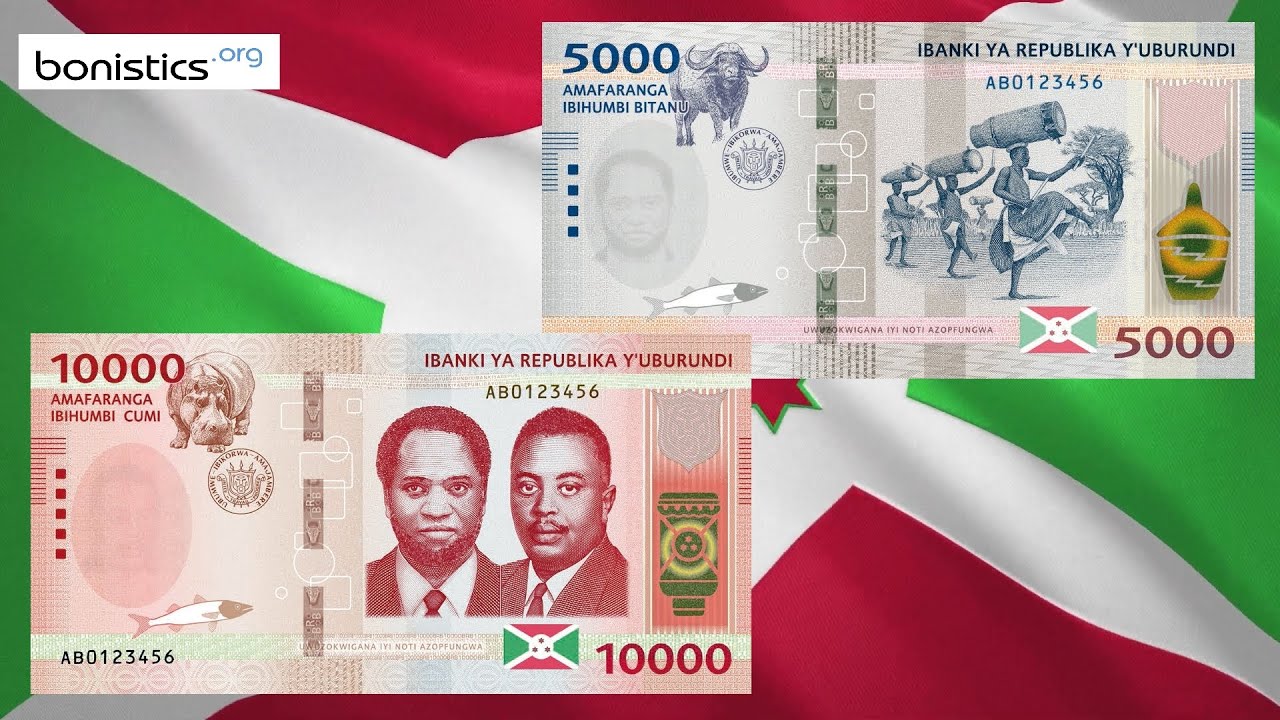 NEWS. Burundi 5000 and 10,000 francs 2023