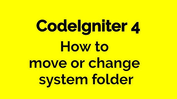 CodeIgniter 4 HMVC - How to move system folder to new location