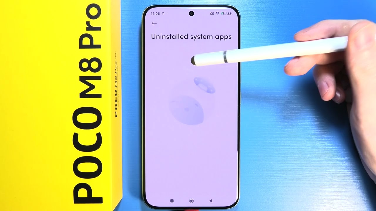 POCO M8 Pro 5G: How to Check Uninstalled System Apps