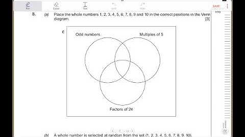WJEC GCSE Maths - Numeracy Intermediate Unit 1 : Venn Diagram