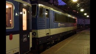 Czech Railways Krakow To Prague Overnight The Bohemian Ready Behind Cd 51 Locomotive