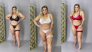 Kit 2 Conjunto De Lingerie Sexy Lua De Meu Plus Size 48 A 56